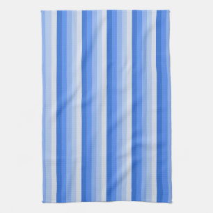 Paño De Cocina Bandas de sombra azules