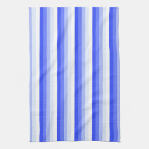 Paño De Cocina Bandas de sombra azules reales