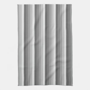 Paño De Cocina Bandas de sombra gris