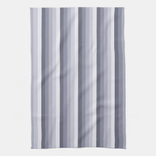 Paño De Cocina Bandas de sombra gris azul