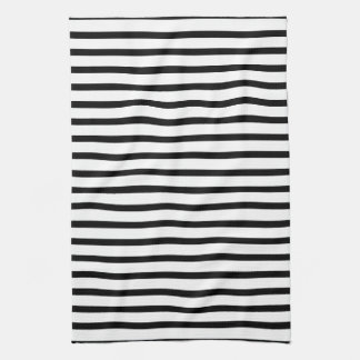 Paño De Cocina Bandas en blanco y negro