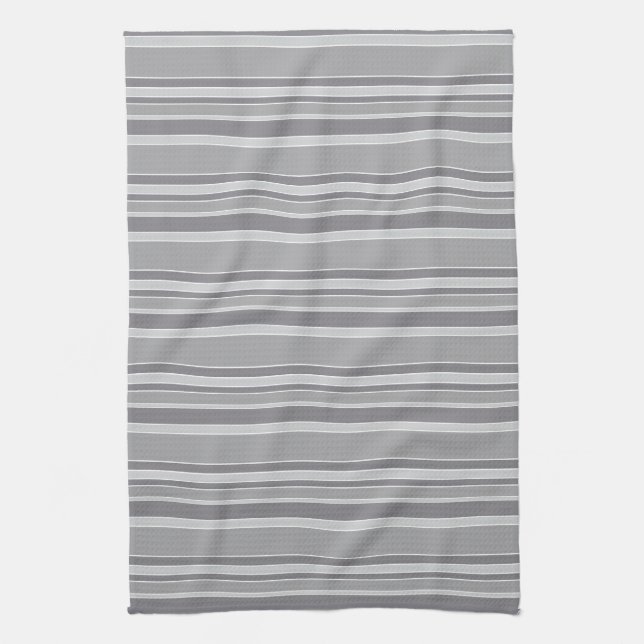 Paño De Cocina Bandas grises (Vertical)