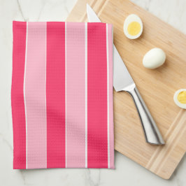Paño De Cocina Bandas rosadas