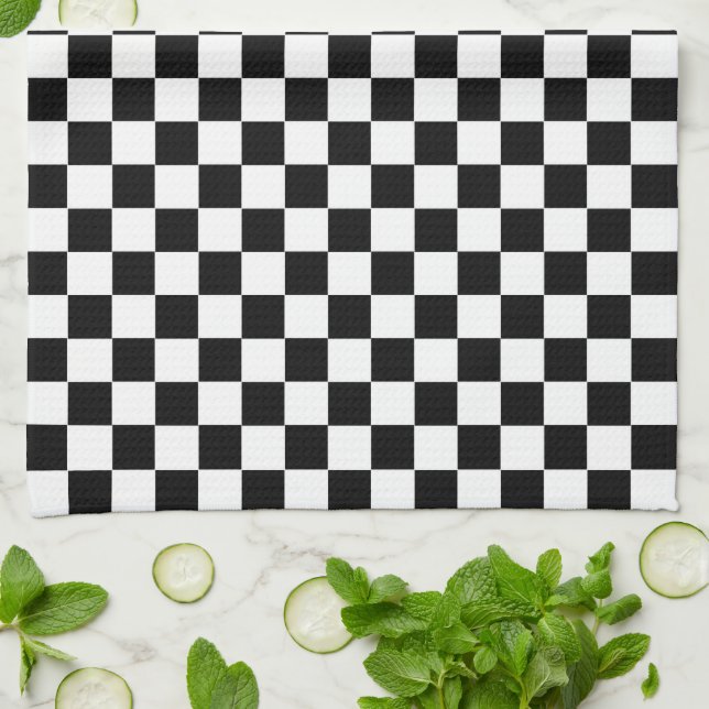 Paño De Cocina Bandera a cuadros (Doblado)