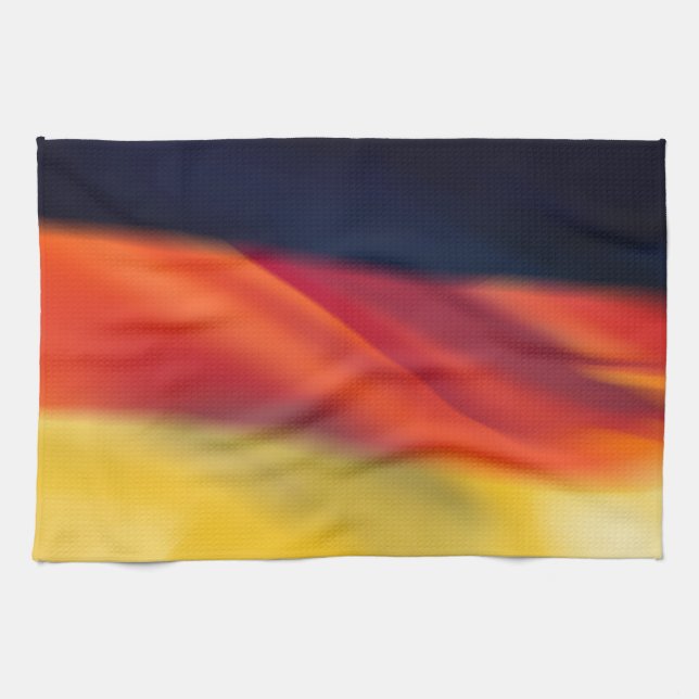Paño De Cocina Bandera alemana (Horizontal)