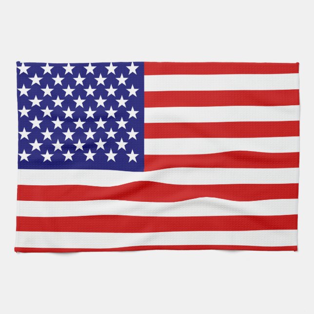 Paño De Cocina Bandera americana (Horizontal)