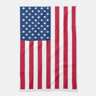 Paño De Cocina Bandera Americana