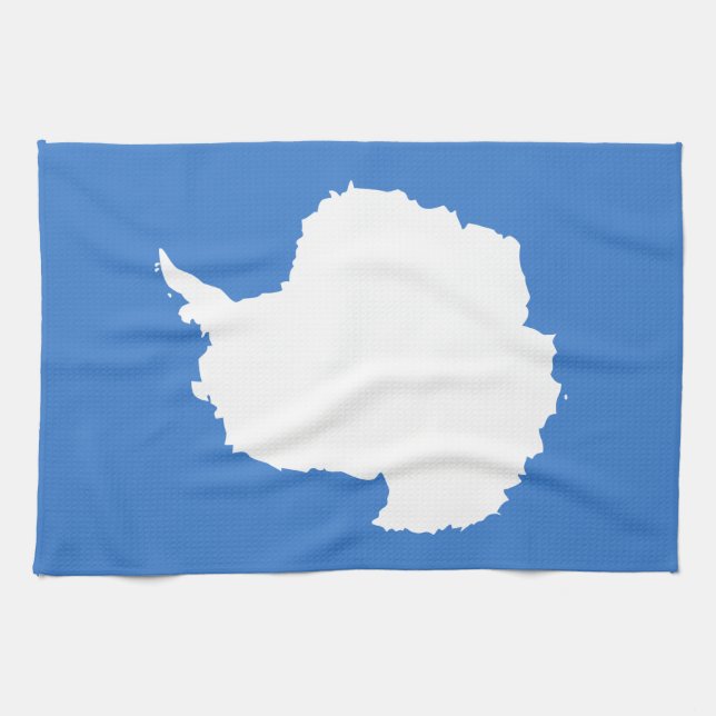 Paño De Cocina Bandera antártica patriótica (Horizontal)