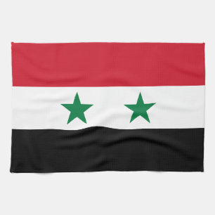 Paño De Cocina Bandera antigua de Siria