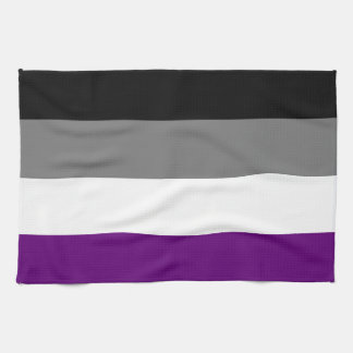 Paño De Cocina Bandera arco iris del orgullo asexual [ As | Demi 