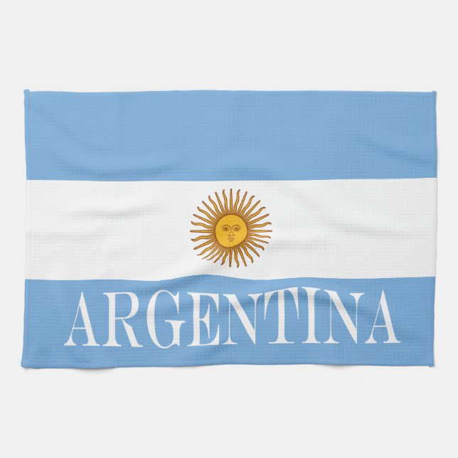 Paño De Cocina Bandera argentina Bandera De Argentina (Horizontal)