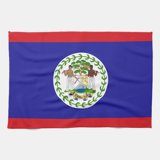 Paño De Cocina Bandera Beliceña (Horizontal)