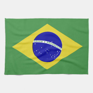 Paño De Cocina Bandera brasileña clásica