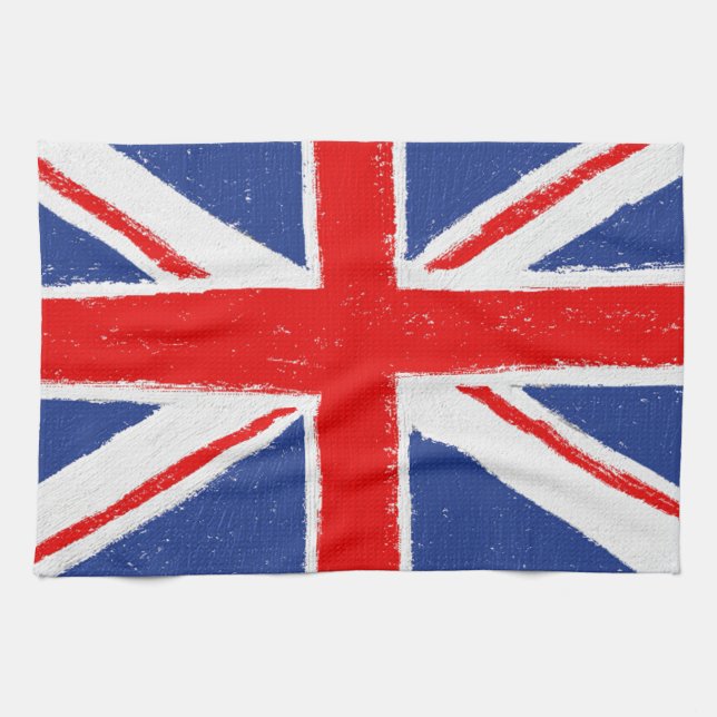 Paño De Cocina Bandera británica (Horizontal)