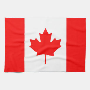 Paño De Cocina Bandera canadiense de cocina de arce rojo de Canad
