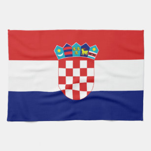 Paño De Cocina bandera croata - Trobojnica