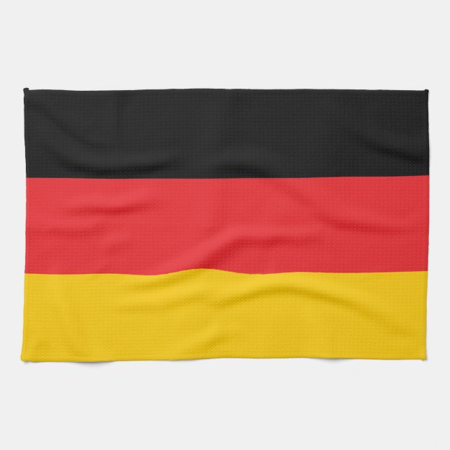 Paño De Cocina Bandera de Alemania (Horizontal)