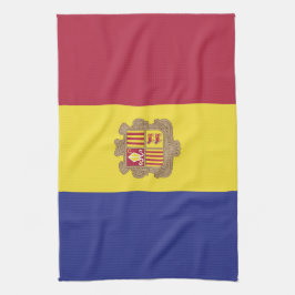 Paño De Cocina Bandera de Andorra