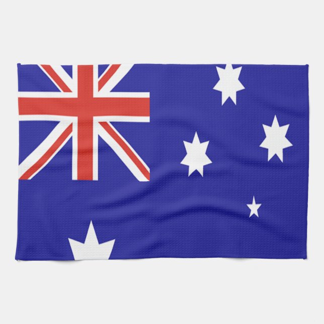Paño De Cocina Bandera de Australia (Horizontal)