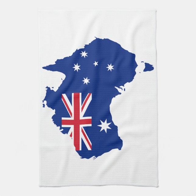Paño De Cocina Bandera de Australia (Vertical)