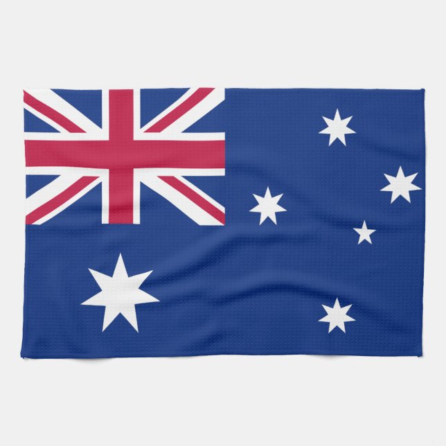 Paño De Cocina Bandera de Australia (Horizontal)