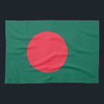 Paño De Cocina Bandera de Bangladesh (Bangladesh)<br><div class="desc">Este diseño presenta la bandera nacional de Bangladesh (oficialmente conocida como República Popular de Bangladesh), que es un país del sur de Asia. Bangladesh está entre los países más densamente poblados del mundo. Bangladesh comparte fronteras terrestres con la India al oeste, al norte y al este, y con Myanmar al...</div>