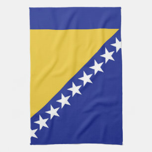 Paño De Cocina Bandera de Bosnia y Herzegovina
