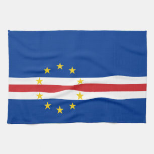 Paño De Cocina Bandera de Cabo Verde
