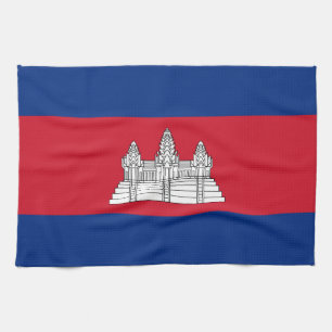 Paño De Cocina Bandera de Camboya