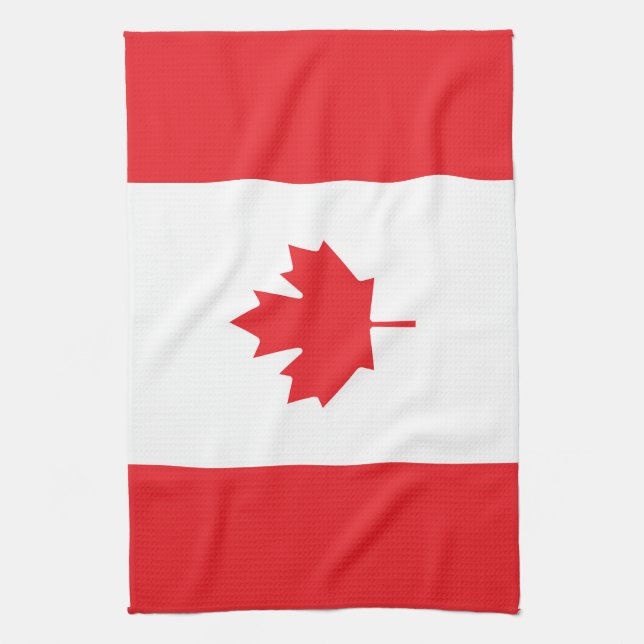 Paño De Cocina Bandera de Canadá (Vertical)