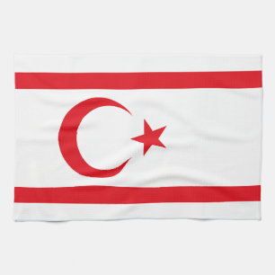 Paño De Cocina Bandera de Chipre del Norte