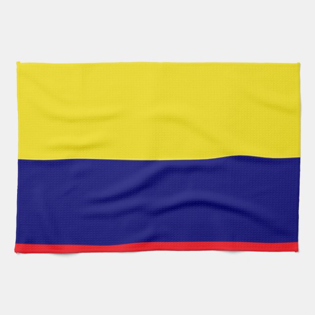 Paño De Cocina Bandera de Colombia (Horizontal)