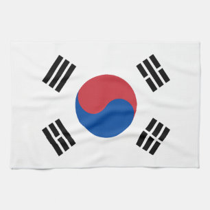 Paño De Cocina Bandera de Corea del Sur