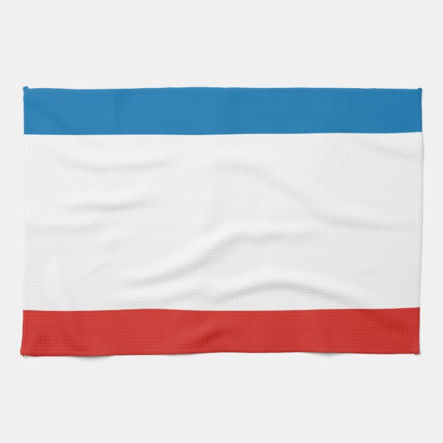 Paño De Cocina Bandera de Crimea (Horizontal)