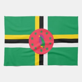 Paño De Cocina Bandera de Dominica