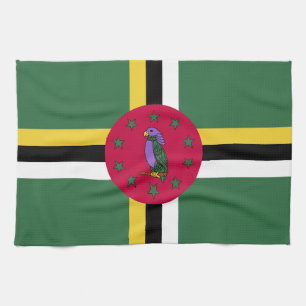 Paño De Cocina Bandera de Dominica