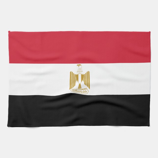 Paño De Cocina Bandera de Egipto (Horizontal)