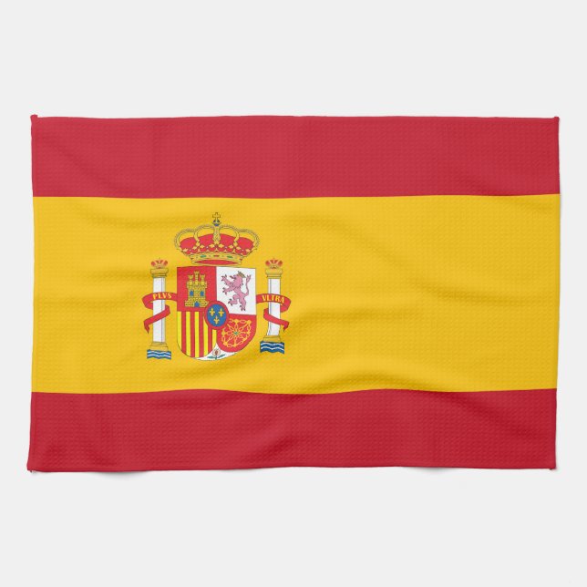 Paño De Cocina Bandera de España (Horizontal)
