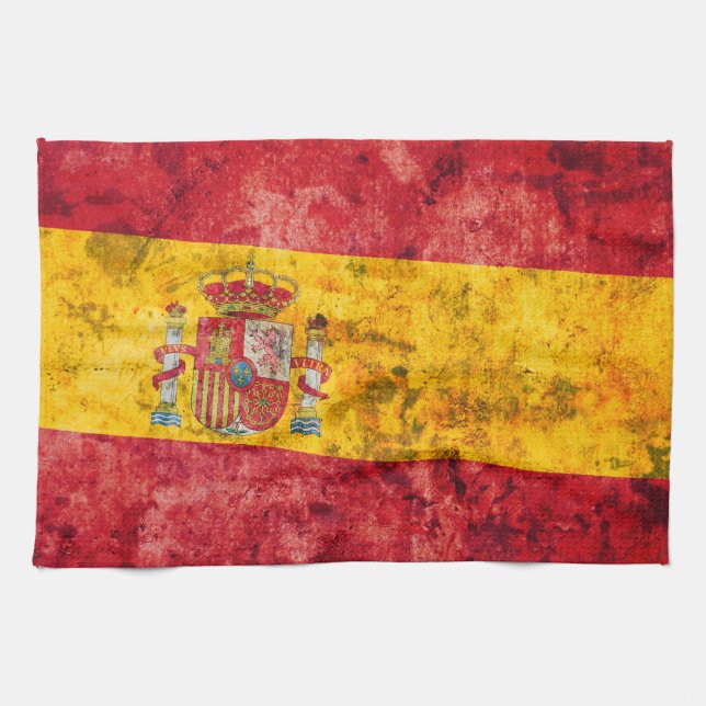 Paño De Cocina Bandera de España (Horizontal)