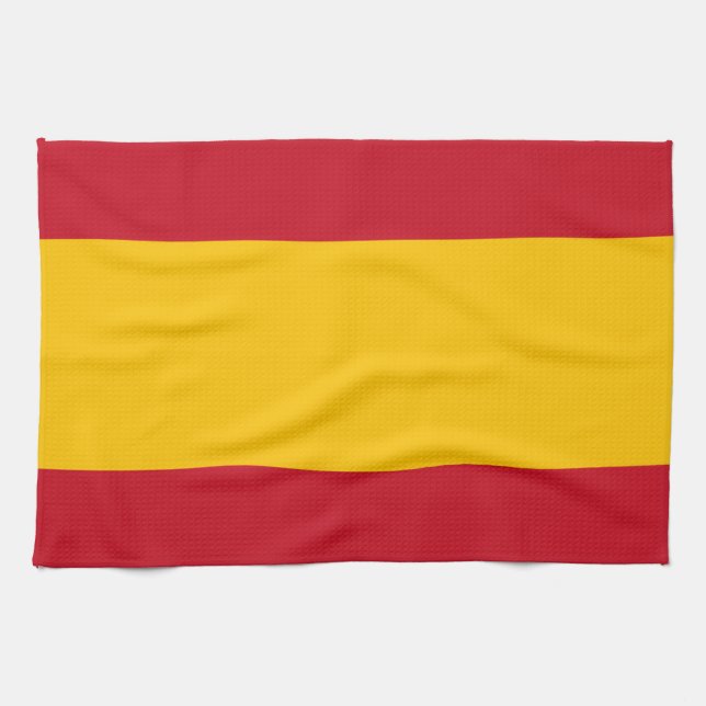 Paño De Cocina Bandera de España (Horizontal)
