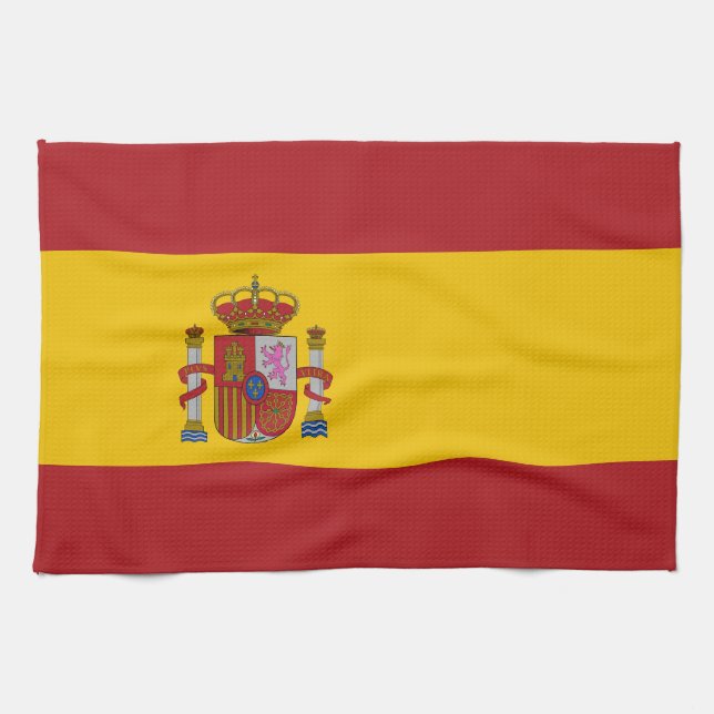 Paño De Cocina Bandera de España (Horizontal)