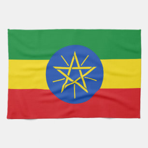 Paño De Cocina Bandera de Etiopía