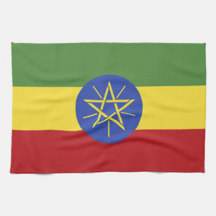 Paño De Cocina Bandera de Etiopía