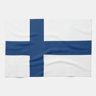 Paño De Cocina Bandera de Finlandia