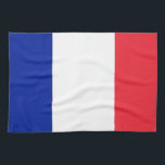Paño De Cocina Bandera de Francia<br><div class="desc">Bandera de Francia</div>