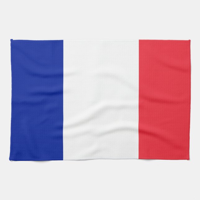 Paño De Cocina Bandera de Francia (Horizontal)