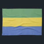 Paño De Cocina Bandera de Gabón<br><div class="desc">¡Un regalo ideal para todos los patriotas de su país!</div>