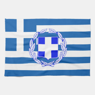 Paño De Cocina Bandera de Grecia