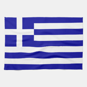 Paño De Cocina Bandera de Grecia