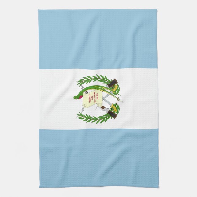 Paño De Cocina Bandera de Guatemala (Vertical)